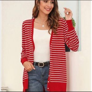 Women’s Red Cardigan Small